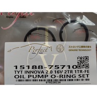 TOYOTA INNOVA 2.0 16V 2TR 1TR-FE OIL PUMP O-RING SET ( 1 SET 3 PCS ) 15188-75710