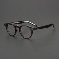 Japanese Retro Plate Glasses Frame 999.9 Same Style NP-160 Oval Small Frame Glasses Men Fashion Comm
