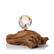 【正佳珠寶】膠花水晶 頂級阿賽膠花水晶 40.8mm 膠花水晶球 膠花