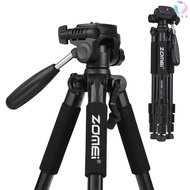 ZOMEI Q111 142cm/56 Inch Lightweight Portable Aluminum Alloy Camera Travel Tripod with Quick Release Plate/ Carry Bag for Canon Nikon Sony DSLR Smartphone