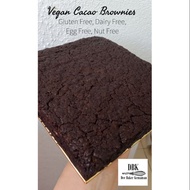Gluten Free Brownies | Gluten Free Cacao Brownies (Vegan, Gluten Free, Dairy Free, Egg Free, Nuts Fr