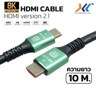 สาย HDMI 2.1 8K 60Hz Ultra HD HDR 48 Gbps. ความยาว 3 m / 5 m /10 m / 15 m / 20 m