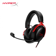 【HyperX】Cloud III 電競耳機(黑紅色/有線/50mm單體/2年保固)