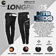 Black MTB Kids Trousers /BMX Adventure Waver Stretch