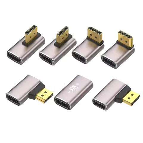 1pc Displayport1.4 8K@60Hz 4K@144Hz 32Gbps Adapter Male Female Gold-Plated Connector DP Cable Extend