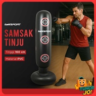 TaffSPORT Vertical Punching Bag Inflatable Punching Bag Pole 160cm - DS0097