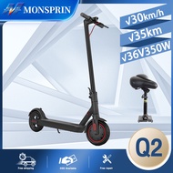 『รับประกันท้องทิ่น』 MOSPRIN Q2 ฟังก์ชั่นบลูทูธ 4.0 สกูตเตอร์ไฟฟ้า สกู๊ตเตอร์ electric scooter จอLED พับเก็บได้ น้ำหนักเบา Android/IOS รับน้ำหนักได้ถึง120KG ล้อใหญ่ 8.5นิ้ว สกูตเตอร์ไฟฟ้า สกู๊ตเตอร์ไฟฟ้า สกุตเตอไฟฟ้า scooter ไฟฟ้า สกูตเตอร์ ไฟฟ้า ผู้ใหญ่