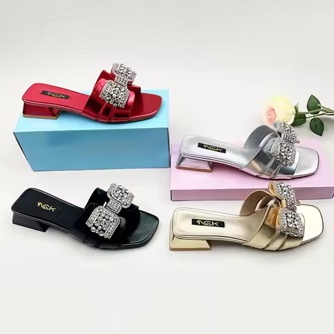 2025 Spring Cross-border Trend Women's Shoes - Open-toe Chunky Heel Slingback Sandals, Exude Elegant