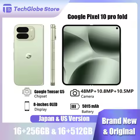 Google Pixel 10 Pro Fold 5G Smartphone Google Tensor G5 Titan M2 security coprocessor 16 GB RAM 256G