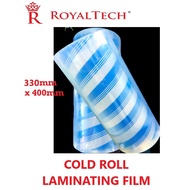 ROYALTECH COLD ROLL LAMINATING FILM 330MM X 400M X 30U