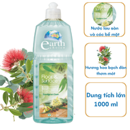 Nước lau sàn đậm đặc hữu cơ Earth Choice hương hoa bạch đàn 1 lít - NK Úc