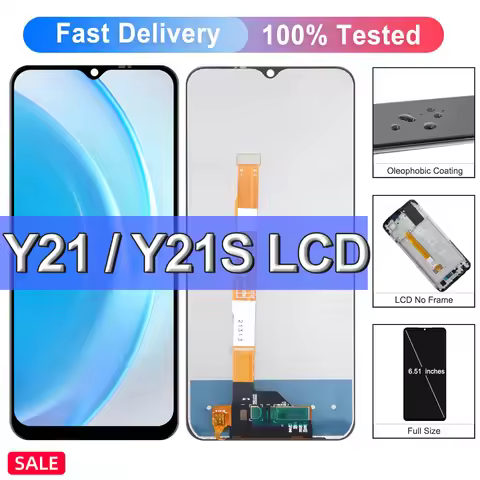 LCD For Vivo Y21 V2111 / Y21S V2110 LCD Display Touch Screen Assembly Replacement Parts For Vivo Y21