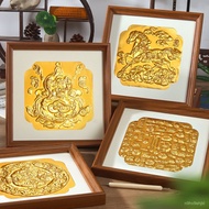 Taiwan Good Goods Handmade Imitation Chisel Engraving Three-Dimensional Embossed Painting Aluminum F