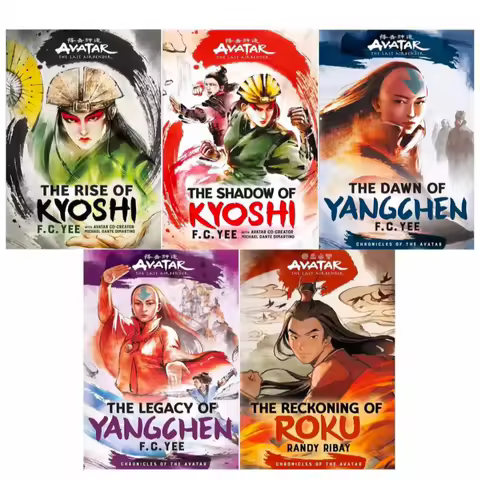 1 Book Avatar: The Last Airbender,Chronicles of the Avatar, vol.1/2/3/4/5 Fantasy Novel B5 size