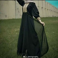 Dubai abaya dress 255 (GMS173) sudden-Muslim fashion-jumbo syari abaya xxl-contemporary dress-invita