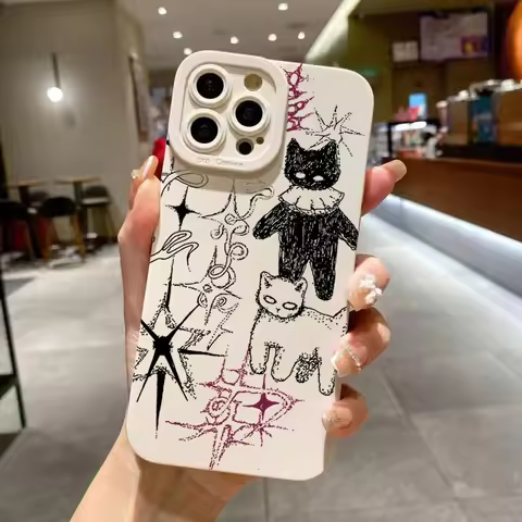 Phone Case For Samsung Galaxy A56 A35 A55 A34 A54 A33 A53 A52 S25 S24 Ultra S23 S22 Plus S21 FE Cute