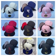Dodgers Cap Fitted Hat Baseball Cap Fully Enclosed Hip-Hop Hat Sports Cap 55-60cm