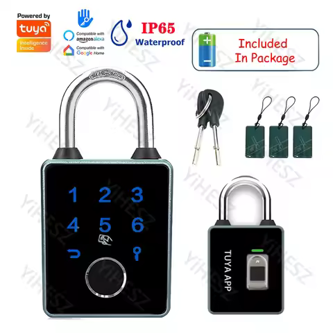 Tuya TTLOCK Smart Padlock APP Control Waterproof Password IC Card RFID Bluetooth Anti-theft Luggage 