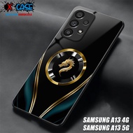 Softcase SAMSUNG Galaxy A13 4G Casing SAMSUNG Galaxy A13 5G Case Glossy Casing Shiny Glass Protector