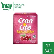 CRAN LITE CRANBERRY 830mg EFFERCESCENT 5g x 12'S