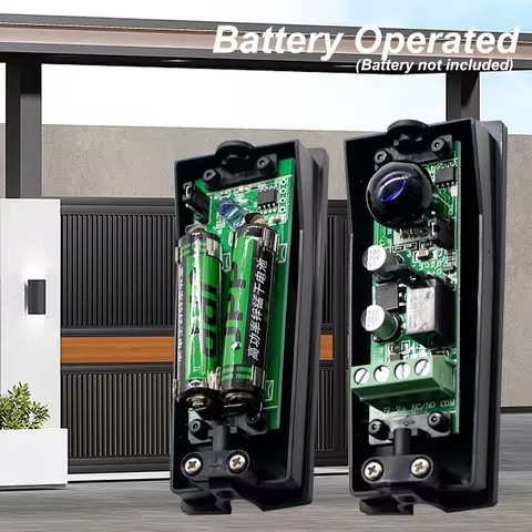 12m Garage Sliding Door Gate Opener Barrier Gate Safety Beam Sensor/Battery Power Infrared Photocell