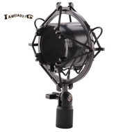 Universal 3KG Bearable Load Mic Microphone Shock Mount Clip Holder Stand Radio Studio Sound Recording Bracket Black Professional