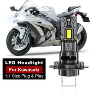 1/2PCS For Kawasaki Ninja ZX10RR Z900 Z800 Z250 ZX1000 650R 250R Z1000 High Bright Motorcycle H7 LED