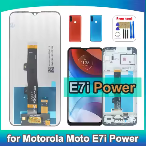 LCD for Motorola Moto E7i Power Display Touch Screen Digitizer Assembly for Moto E7i Power XT2097-12