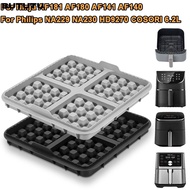 BUTUTU 1pcs Waffle Baking Mold, Reusable Square Air Fryer Waffle Maker, Silicone Waffle Mould for Ni