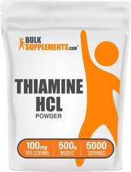 com Thiamine HCl Powder - Thiamine Hydrochloride, B1 Vitamins, Thiamine B1 Supplement, Thiamine 100m