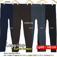 LEGGING SUOER JUMBO CELANA WANITA BAHAN SPANDEK IMPORT ADEM NYAMAN