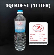 Aquades / Aquadest / Akuades / Air Suling / Distilled Water 1 Liter