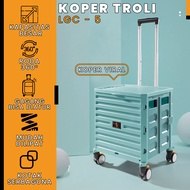 Troli Keranjang Lipat Serbaguna - Troli Lipat Dorong - Trolley Pet Stroller Anjing