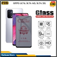 Tempered Glass Oppo A74 A74 4G A74 5G Anti-Scratch Glass Full Cover Screen Protector Elegant