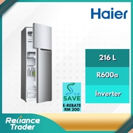 《Save 4.0》HAIER 2 DOOR FRIDGE REFRIDGERATOR HRF-238H 216L PETI SEJUK