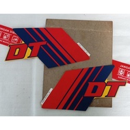Yamaha dt100x dt100 Enduro tank sticker Enduro tank sticker dt100x striping dt100x Enduro original