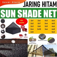 SaverStore Jaring Hitam Sun Shade Car SunShade Net Car Garden Plant Roof Tent Canopy Pelindung Matah