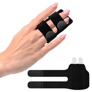Upgraded Trigger Finger Splint with 2 Metal Support Bars, Adjustable Finger Buddy Splints Mallet Fin
