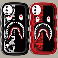 A-83 bape shark TPU Casing for OPPO A94 A52 F19 A72 A92 A95 F19S A74 Pro 5G Transparent Case