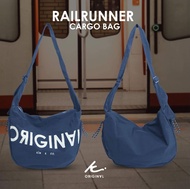 KIM&CO. ORIGINAL - RAILRUNNER CARGO BAG(KCBT008) กระเป๋า Crossbody Bag มี 4 สี ผ้าสะท้อนน้ำ
