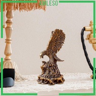 [Amleso] Eagle Statue Lucky Eagle Figurine Feng Shui Statue Desk Ornament Brass Animal Statue for Sh