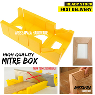 Miter Box Clamping Multifungsi Kotak mal Alat Bantu Potong Sudut Siku Bingkai Frame Pigura 12 Inch