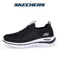 Skechers สเก็ตเชอร์ส รองเท้าผู้ชาย รองเท้าผ้าใบ Men Sport Arch Fit D'Lux Key Journey Shoes -149798-BLK Unisex Street Wear Delson 3.0 Cabrino Shoes GoWalk6 รองเท้าเดินผู้หญิง