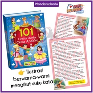 Buku Cerita kanak kanak 101 Cerita Dunia Ceria Anakku | Bacaan dengan Suku Kata | Cerita Melayu | Ki