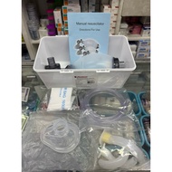 AMBU BAG, BAG VALVE MASK BVM SILICONE, ADULT & PEDIA SIZE