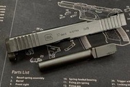 Bomber G17 gen5 Mos CNC 鋼滑套 限量套件 for UMAREX/VFC G17 Gen5