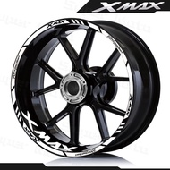 For Yamaha XMAX 150 250 300 Xmax300 xmax250 xmax150 X MAX 250 Reflective Motorcycle Wheel Stickers V