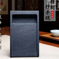 Square Flag Rice Paper New Style Boutique Water Ripple Copy Hand Inkstone Antique She Inkstone Inser