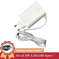 Genuine 20V 3.25A 65W USB TYPE-C ADT-65FSU-D03-EPK AC Adapter Power Supply For LG gram 15Z90Q 16Z90Q