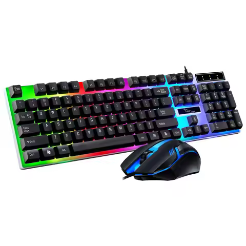 RGB Gaming Keyboard Gamer Keyboard And Mouse Kit Wired Mechanical Keyboard Gaming Keyboard And Mouse